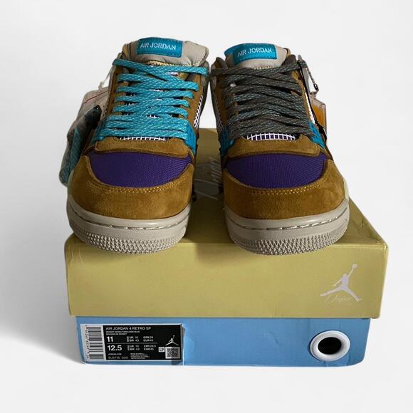 Jordan 4 Retro SP 30th Anniversary Union Desert Moss - size 11M  12.5W US  44 EU - Picture 8 of 8